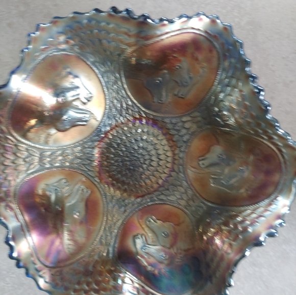 Blue silver iridescent dishes - Picture 3 of 3